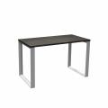 48" Contemporary Desk with Square Post Offset Legs