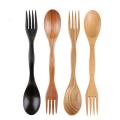 2 In 1 Wooden Spoon And Fork