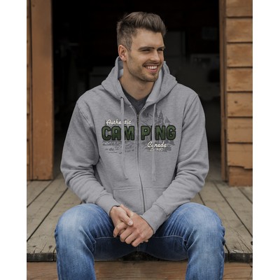 Unisex fullzip hooded sweatshirt